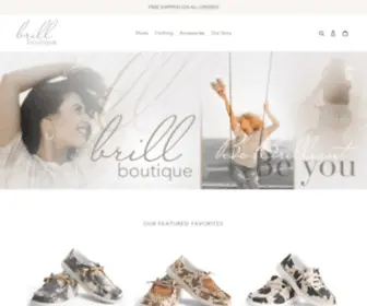 Brillboutique.com(Women's Online Boutique Clothing) Screenshot