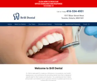 Brilldental.com(Brill Dental) Screenshot