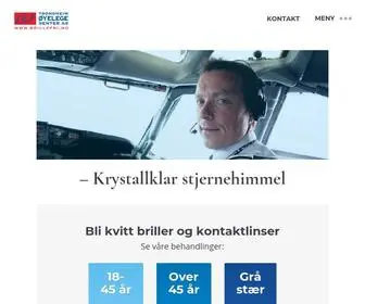 Brillefri.no(Trondheim Øyelegesenter) Screenshot