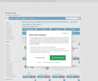 Brillen.org(Brillen kaufen) Screenshot