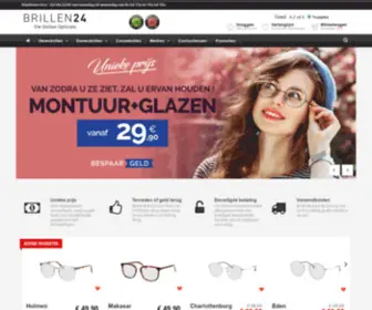 Brillen24.be(Brillen winkel) Screenshot
