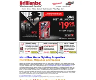 Brillianize.com(Brillianize #1 Rated Plastic Cleaner and Plastic Polish) Screenshot