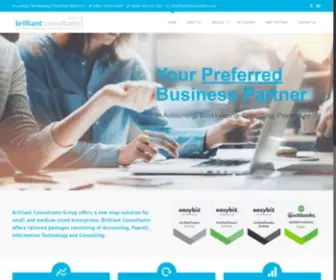 Brilliantconsultants.co.za(Accounting, Bookkeeping, Payroll and IT Services) Screenshot