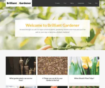 Brilliantgardener.com(Brilliant Gardener) Screenshot