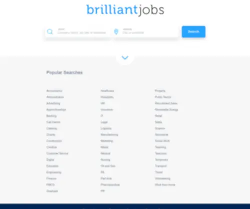 Brilliantjobs.co.uk(Over 600) Screenshot