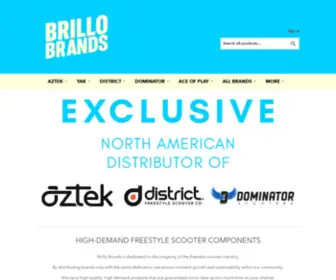 Brillobrands.com(Brillo Brands) Screenshot