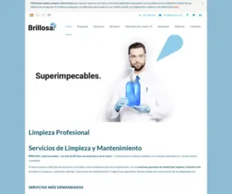 Brillosa.com(Empresa de limpieza en Mallorca) Screenshot