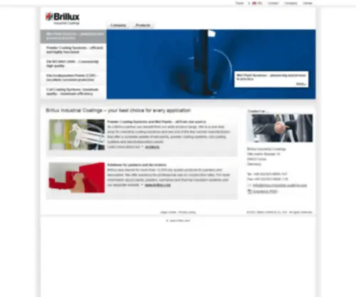 Brillux-Industrial-Coatings.com(Brillux Industrielack) Screenshot