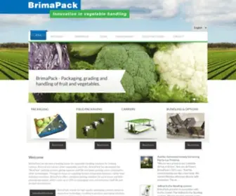 Brimapack.com(Iceberg Lettuce packaging) Screenshot