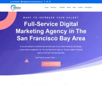 Brimaronlinemarketing.com(Digital Marketing Agency in the San Francisco Bay Area) Screenshot