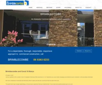 Brimblecombe.com.au(Adelaide Commercial Construction) Screenshot