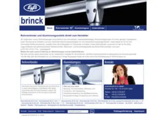 Brinck.de(Rohrverbinder aus Aluminium) Screenshot