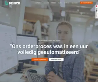 Brincr.com(Online oplossing voor groothandelsbedrijven) Screenshot