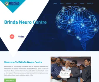 Brindaneuro.com(BRINDA NEURO CENTRE) Screenshot