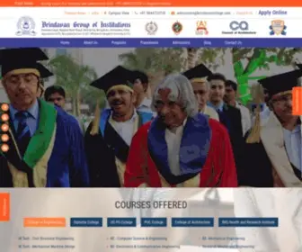 Brindavancollege.com(Brindavan College) Screenshot