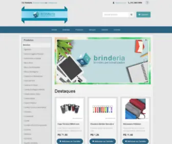 Brinderiabrindes.com.br(Brinderia Brindes) Screenshot