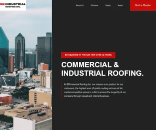 Brindustrialroofing.com(BR Industrial Roofing) Screenshot