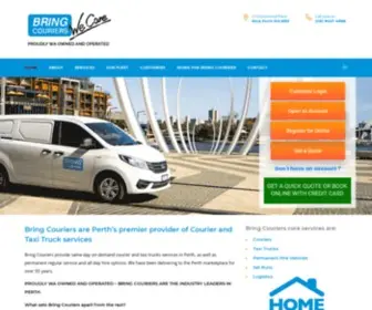 Bringcouriers.com.au(Urgent Perth Couriers & Taxis Trucks) Screenshot