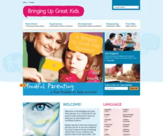 Bringingupgreatkids.org(The Australian Childhood Foundation) Screenshot