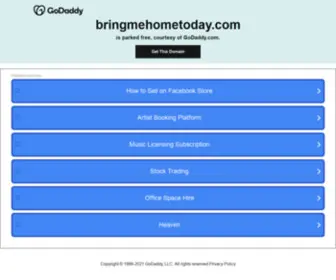 Bringmehometoday.com(Bringmehometoday) Screenshot