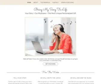 Bringmysongtolife.com(Bring My Song To Life) Screenshot