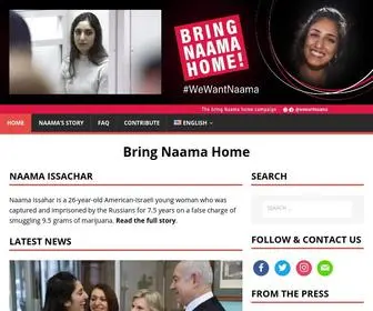 Bringnaamahome.info(Naama Issachar) Screenshot