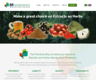 Bringredients.com(BR Ingredients) Screenshot