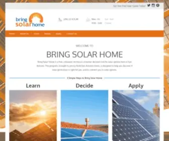 Bringsolarhome.org(Bringsolarhome) Screenshot