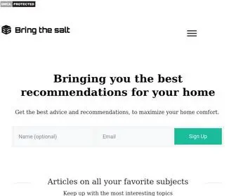 Bringthesalt.com(Bring the Salt) Screenshot