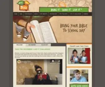 Bringyourbible.org(Bring Your Bible to School Day) Screenshot