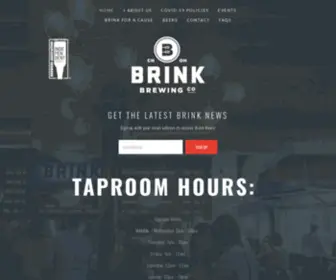 Brinkbrewing.com(Brink Brewing Co) Screenshot