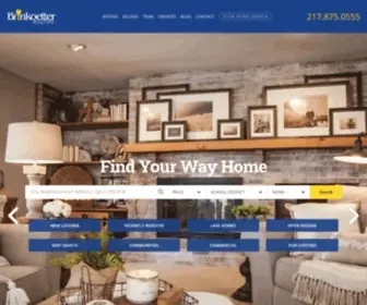 Brinkoetter.com(Decatur Illinois real estate. View active homes for sale in Central Illinois) Screenshot