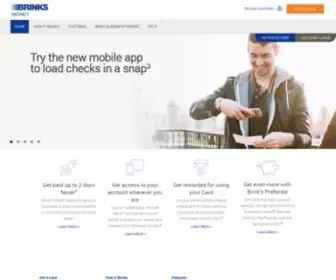 Brinksprepaidmastercard.com(Brink's Money Prepaid Mastercard) Screenshot