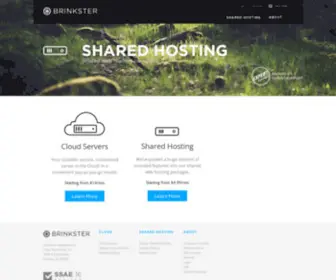 Brinkster.com(Brinkster offers Cloud Servers) Screenshot
