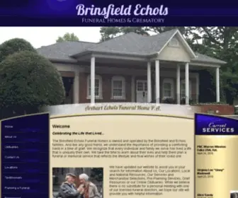 Brinsfieldfuneral.com(Brinsfield Funeral Homes and Crematory P.A) Screenshot