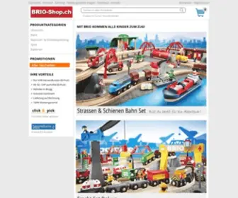 Brio-Shop.ch(Brio Shop Holz Eisenbahn Lokomotive) Screenshot