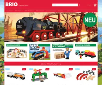 Brio-Shop.de(Im offiziellen BRIO Online) Screenshot