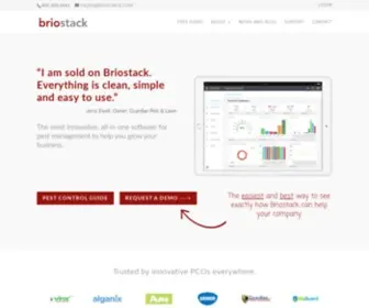 Briostack.com(The Briostack software) Screenshot