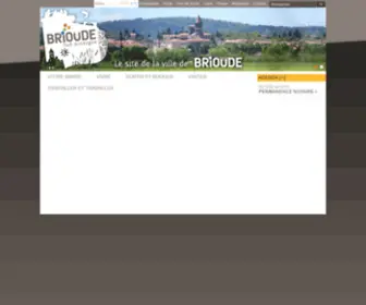 Brioude.fr Screenshot