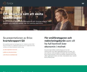 Briox.se(Startsida) Screenshot