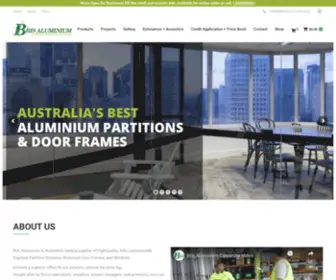 Brisaluminium.com.au(Bris Aluminium) Screenshot