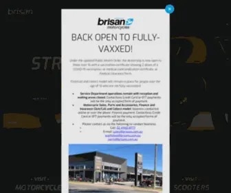Brisans.com.au(Motorcycles Newcastle) Screenshot