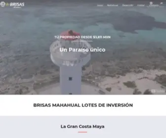 Brisasmahahual.com(Brisas Mahahual Lotes de Inversión) Screenshot