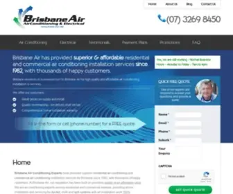 Brisbaneair.com.au(Air Conditioning & Installation Experts) Screenshot