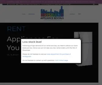 Brisbaneappliancerentals.com.au(Fridge, Freezer, Washing Machine and Dryer Rentals) Screenshot