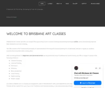 Brisbaneartclasses.com(Brisbane Art Classes) Screenshot
