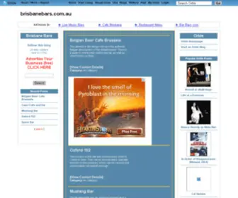 Brisbanebars.com.au(Brisbane Bars) Screenshot