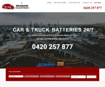 Brisbanecarbatteries.com.au(Mobile Car Battery Replacement Brisbane) Screenshot