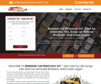 Brisbanecarremovals247.com(Cash for Unwanted) Screenshot
