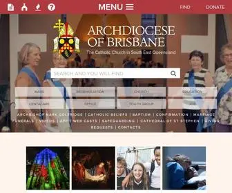 Brisbanecatholic.org.au(The Archdiocese of Brisbane) Screenshot